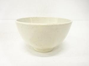 鳳谷造　白釉　茶碗
